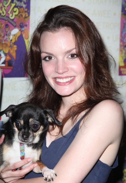 Jennifer Damiano Backstage at Broadway Barks Lucky 13th Annual Adopt-a-thon  in New Y Photo
