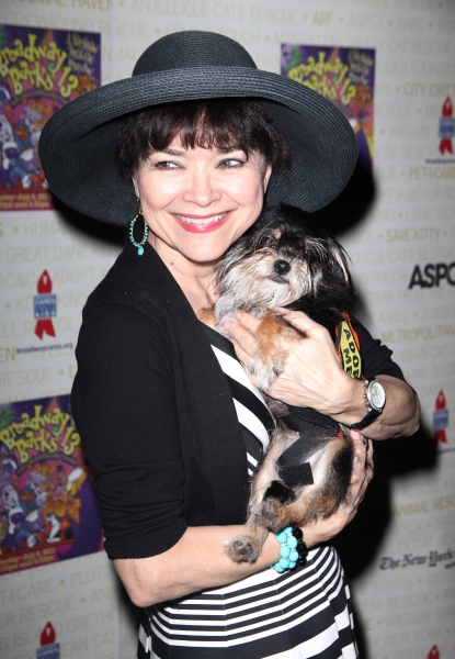 Linda Hart Backstage at Broadway Barks Lucky 13th Annual Adopt-a-thon  in New York Ci Photo