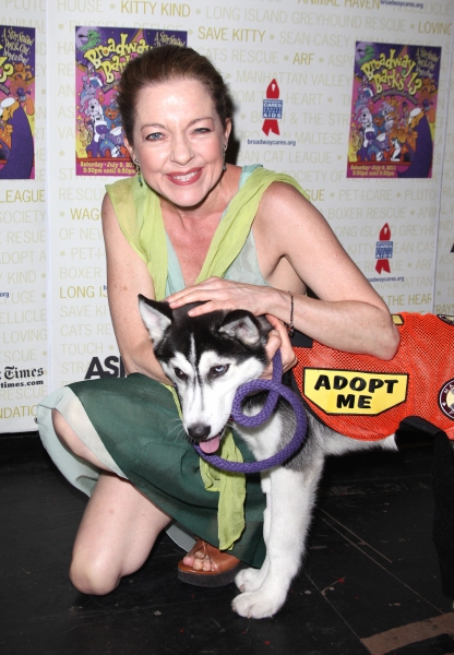 Isabel Keating Backstage at Broadway Barks Lucky 13th Annual Adopt-a-thon  in New Yor Photo