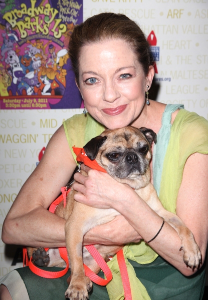 Isabel Keating Backstage at Broadway Barks Lucky 13th Annual Adopt-a-thon  in New Yor Photo