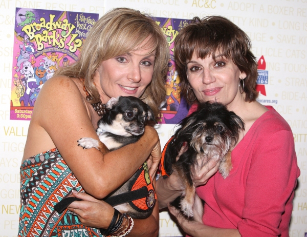 Judy McLane & Beth Leavel Backstage at Broadway Barks Lucky 13th Annual Adopt-a-thon  Photo