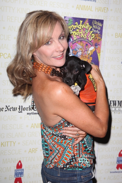 Judy McLane Backstage at Broadway Barks Lucky 13th Annual Adopt-a-thon  in New York C Photo