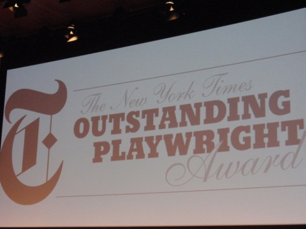 Photo Flash: Kristoffer Diaz Awarded New York Times' Playwright Award 