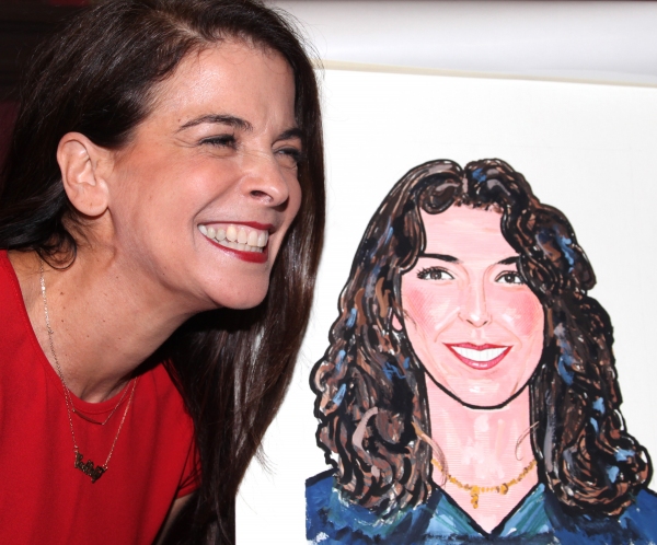Annabella Sciorra attending the celebration as Sardi's honors all five cast members f Photo