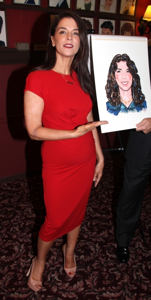 Annabella Sciorra attending the celebration as Sardi's honors all five cast members f Photo