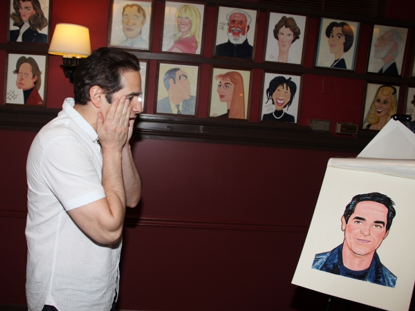 Yul Vazquez attending the celebration as Sardi's honors all five cast members from th Photo