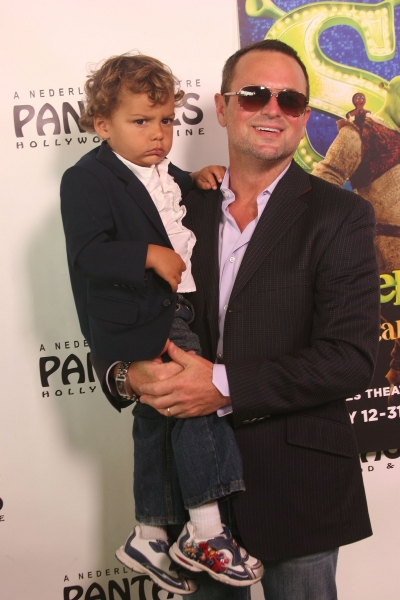 Sam Harris and son  Photo