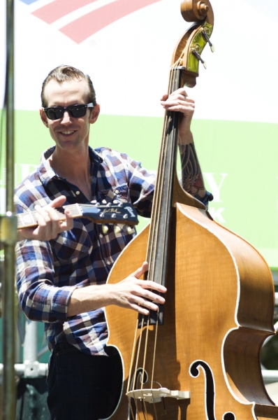 Photo Coverage: Aaron Tveit, Christopher Sieber, et al. Perform at Broadway in Bryant Park! Image
