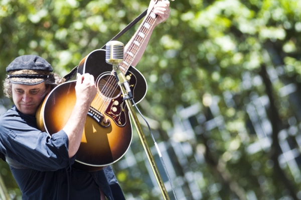 Photo Coverage: Aaron Tveit, Christopher Sieber, et al. Perform at Broadway in Bryant Park! Image