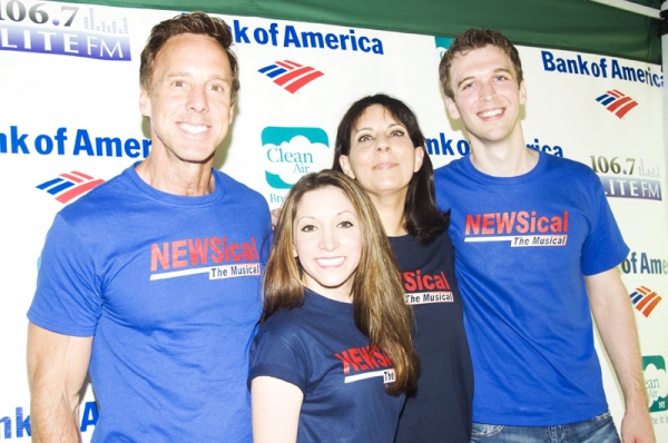 Photo Coverage: Aaron Tveit, Christopher Sieber, et al. Perform at Broadway in Bryant Park! Image