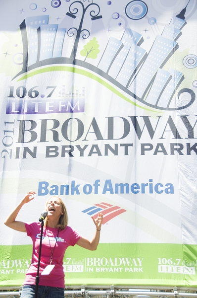 Photo Coverage: Aaron Tveit, Christopher Sieber, et al. Perform at Broadway in Bryant Park! Image