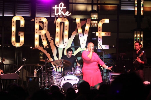 Photo Coverage: Frenchie Davis, Blake Lewis and Honor Society Perform at The Grove's Summer Concerts Image
