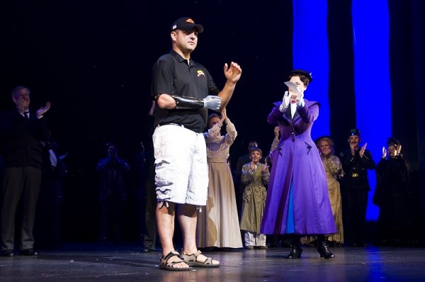 Photo Coverage: Sergeant Leroy Petry Visits MARY POPPINS! Image