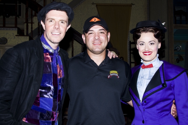 Gavin Lee, Leroy Petry & Ashley Brown Photo