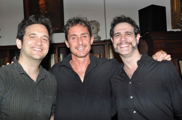 Jason Zinoman, Marc Vietor and Adam Feldman Photo