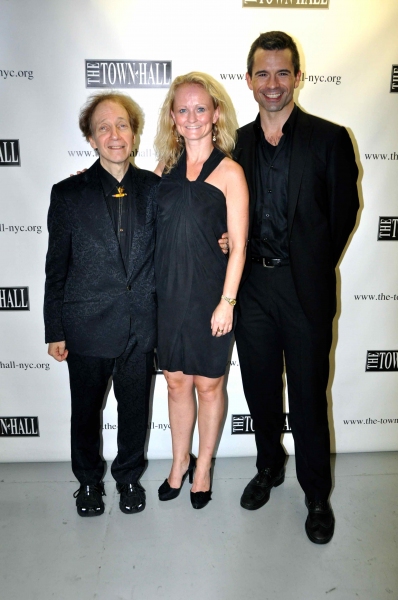 Scott Siegel, Vibecke Dahle and John Fischer (Musical Director) Photo