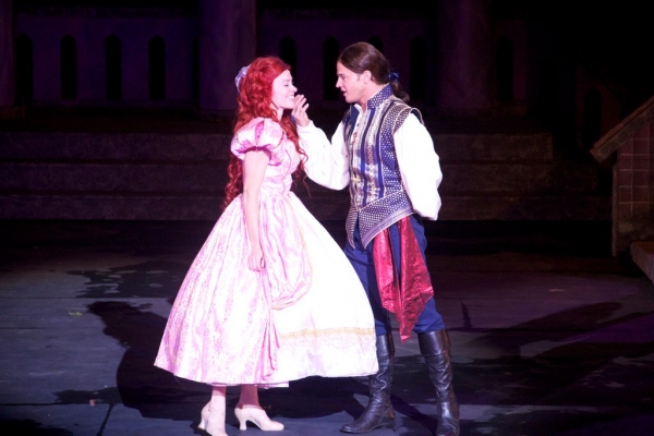 Michelle Pruiett (Ariel), James Royce Edwards (Prince Eric) Photo