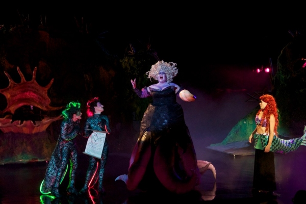 Joey Tierno (Jetsam), Matt Densky (Flotsam), Heidi Anderson (Ursula), Michelle Pruiet Photo