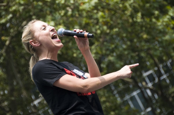 Photo Coverage: ADDAMS FAMILY, MEMPHIS, et al. Perform at Broadway in Bryant Park! 