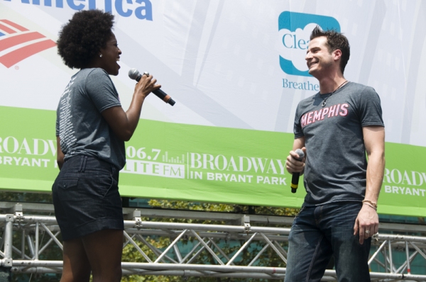 Photo Coverage: ADDAMS FAMILY, MEMPHIS, et al. Perform at Broadway in Bryant Park! Image