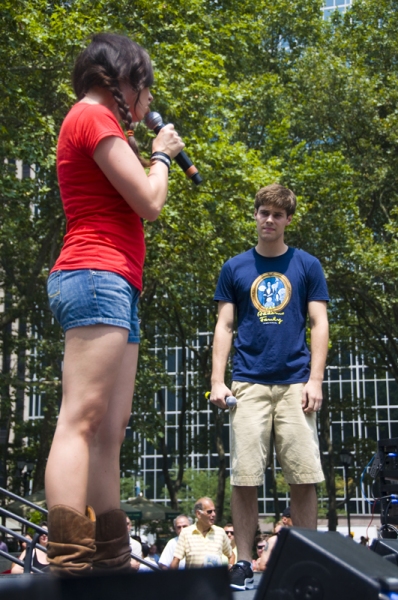 Photo Coverage: ADDAMS FAMILY, MEMPHIS, et al. Perform at Broadway in Bryant Park! Image