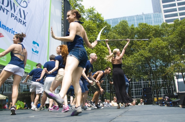 Photo Coverage: ADDAMS FAMILY, MEMPHIS, et al. Perform at Broadway in Bryant Park! Image