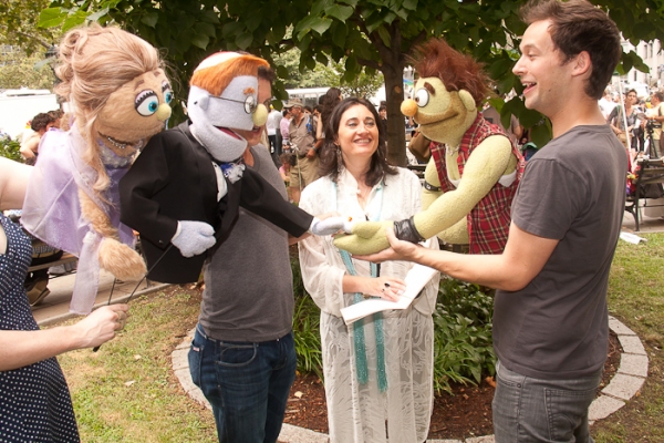 Jen Barnhart, Howie Michael Smith, Amy Hausman, and Jed Resnick Photo