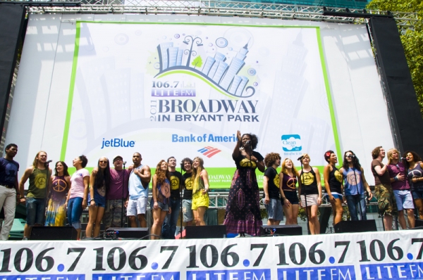 Photo Coverage: HAIR, ANYTHING GOES, PHANTOM & More Play Broadway in Bryant Park! Image