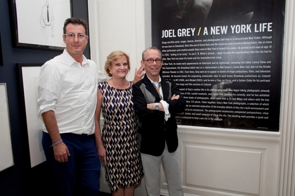 Jon Robin Baitz, MCNY President Susan Henshaw Jones, and Joel Grey Photo