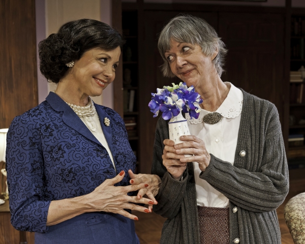 Mary Williams as Letitia Blacklock and Carol Burns as Miss Jane Marple Photo