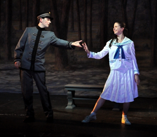 James Forbes Sheehan as Rolf and Gillian Gordon as Liesl Photo