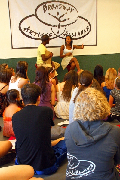 Photo Flash: THE BOOK OF MORMON's Nikki M. James Speaks at Broadway Artists Alliance Workshop! Image
