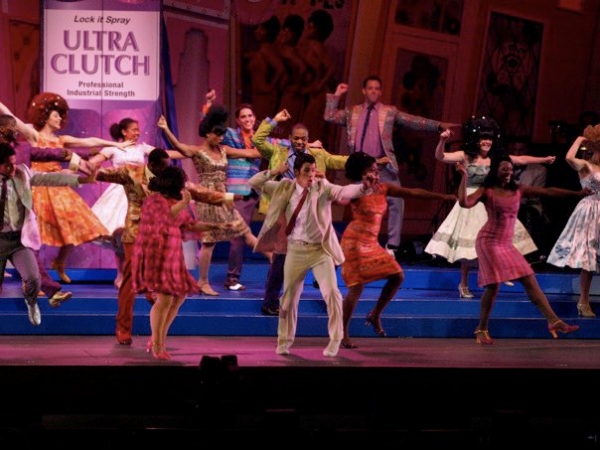 Nick Jonas and the cast of HAIRSPRAY Opens at the Hollywood Bowl Photo