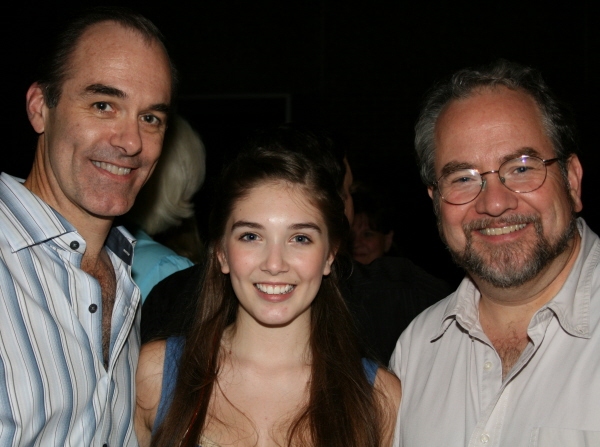 Clay Miller with daughter Isabelle and Rick Sherburne Photo