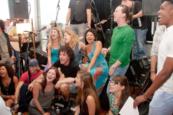 Photo Coverage: HAIR Cast Holds Broadway Impact Be-In!  Image