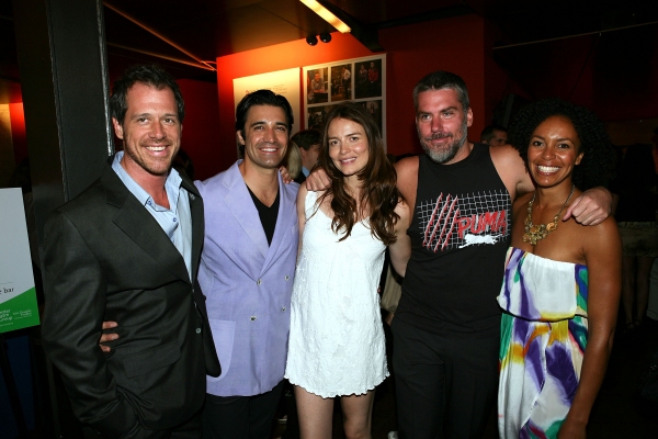 (L-R) The Cast of "This" Darren Pettie, Gilles Marini, Saffron Burrows, Glenn Fitzger Photo