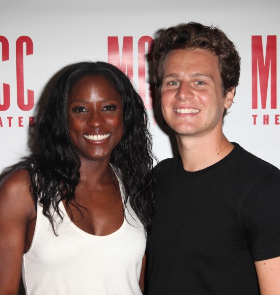Rutina Wesley & Jonathan Groff attending the Meet & Greet the Cast for MCC's Premiere Photo
