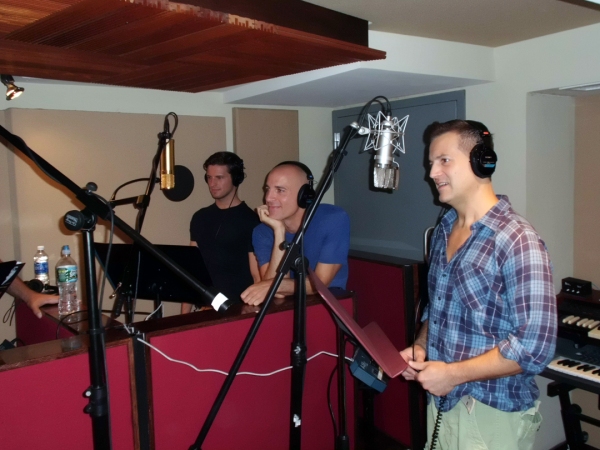 Photo Flash: SILENCE! Cast in the Recording Studio Image