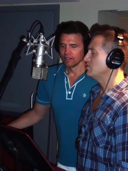 Photo Flash: SILENCE! Cast in the Recording Studio Image