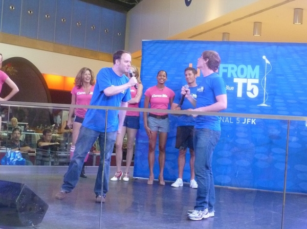 Photo Flash: CATCH ME IF YOU CAN Performs at JFK Airport! Image