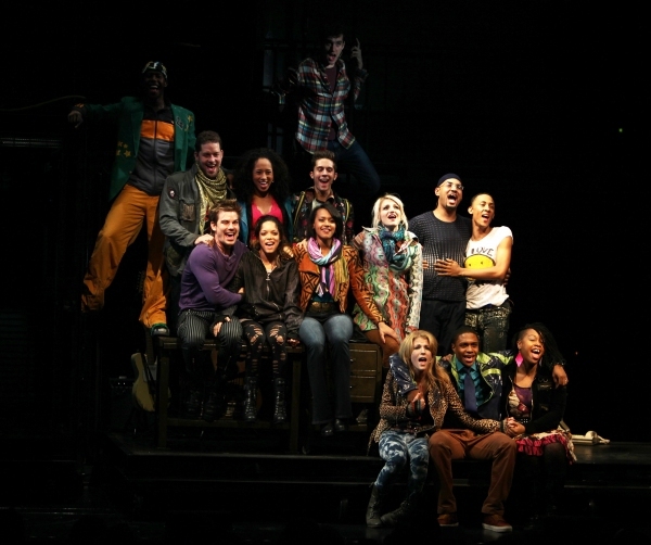 Cast of RENT. Photo Credit: Walter McBride Photo