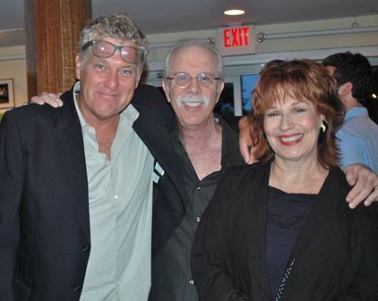 Murphy Davis, Stephen Flaherty and Joy Behar Photo
