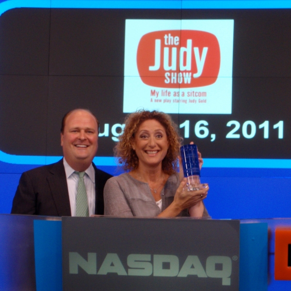 Photo Flash: Judy Gold Rings NASDAQ's Opening Bell! Image