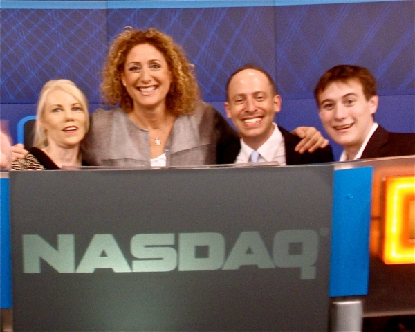 Photo Flash: Judy Gold Rings NASDAQ's Opening Bell! Image