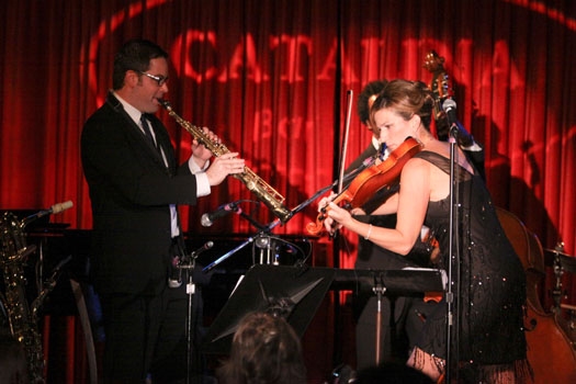 Ryan Shore and Ana Gasteyer perform at Catalina Jazz Club Photo