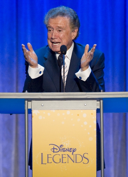 Aug. 19, 2011 - Anaheim, California, U.S. - Regis Philbin accepts his Disney Legend A Photo