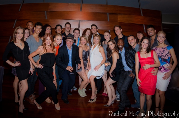 The cast of Come Fly Away with Aubrey Dan and some of the So You Think You Can Dance  Photo