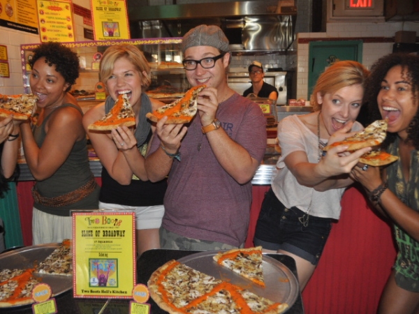 Photo Flash: Two Boots Honors HAIR with 'Summer of Love' Pizza Image