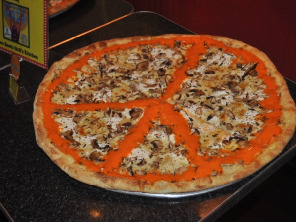 Photo Flash: Two Boots Honors HAIR with 'Summer of Love' Pizza Image