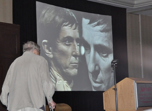 Jonathan Frid takes the stage Photo